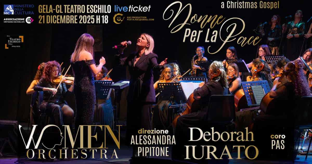 A Christmas Gospel: Deborah Iurato & Women Orchestra al Teatro Eschilo di Gela